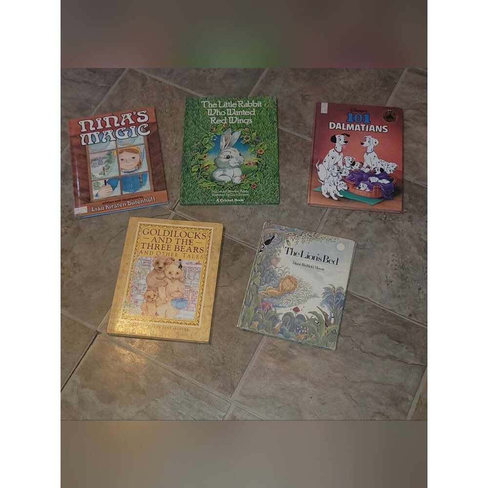 Vintage Children's Picture Book Lot - 5 Classic Stories